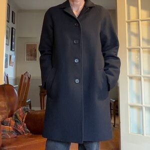 COS Navy 100% wool Coat